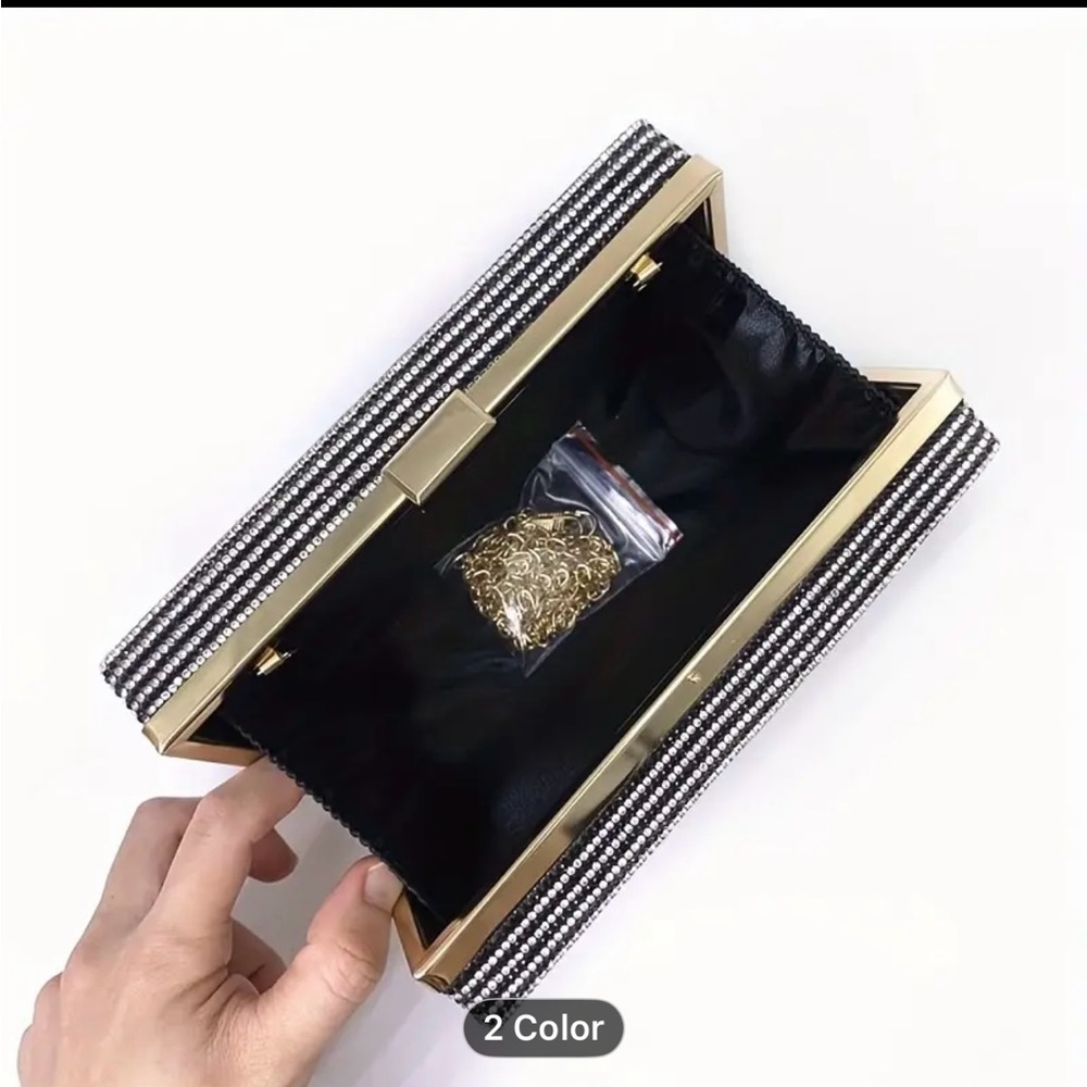 Rhinestone Cassette Clutch - Picture 11 of 11
